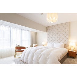 圧巻ベッドヘッド造作