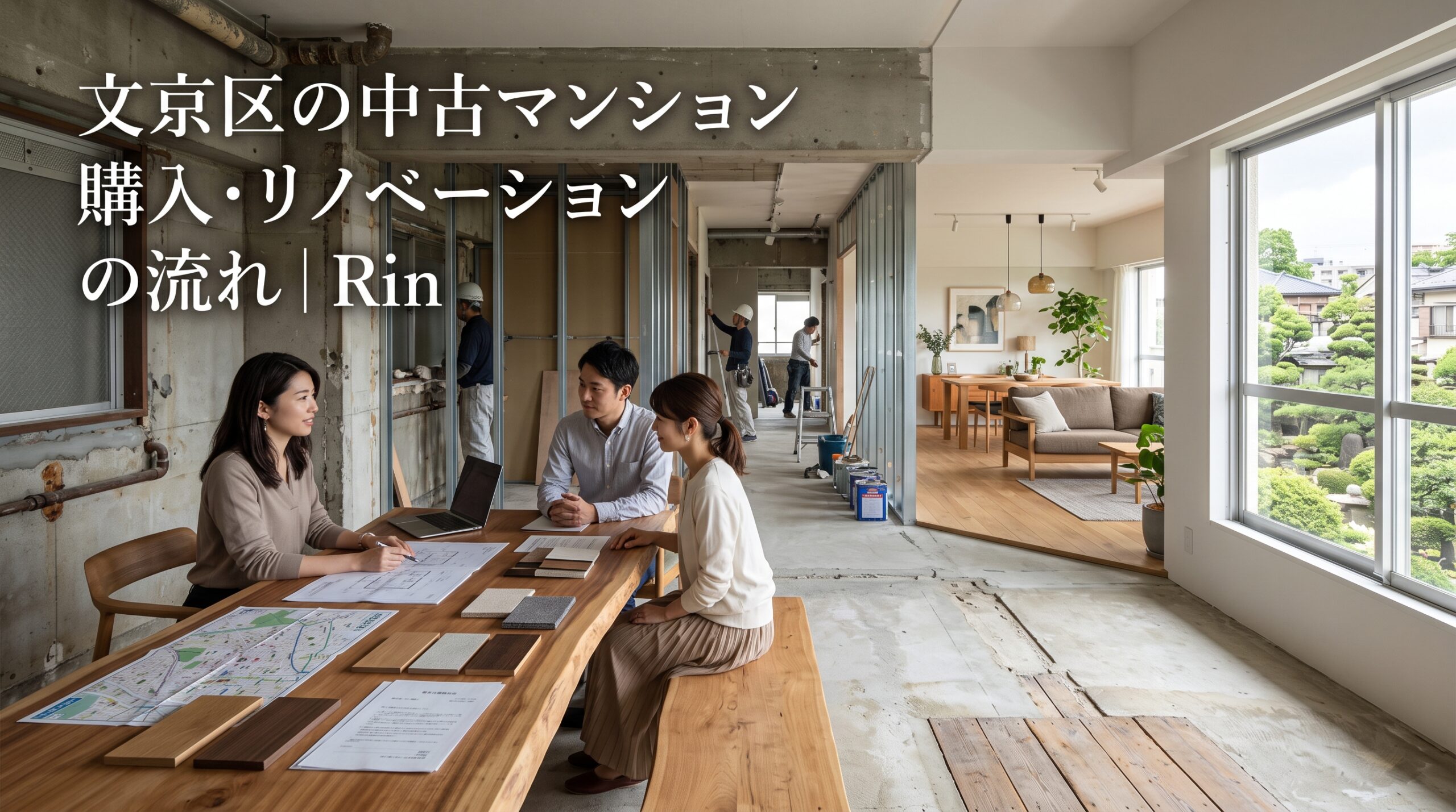 文京区で中古マンションを購入してリノベーションする流れ｜総予算と物件選びのポイント